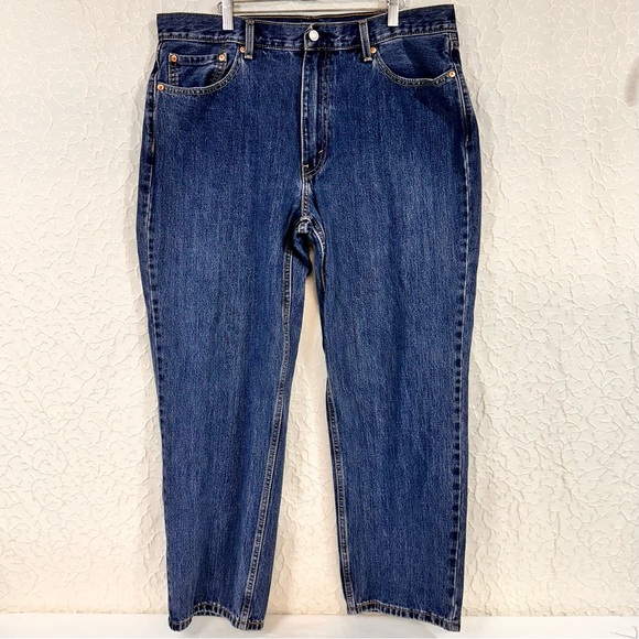 Levi's Other - Levi's 550 Men's Jeans Size 38/30 Medium Blue Wash Straight Leg Cotton Classic